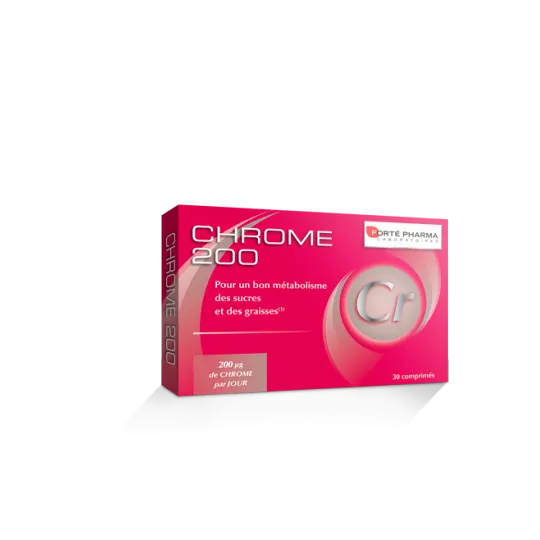 Forté Pharma Chrome 200ug 30 comprimés